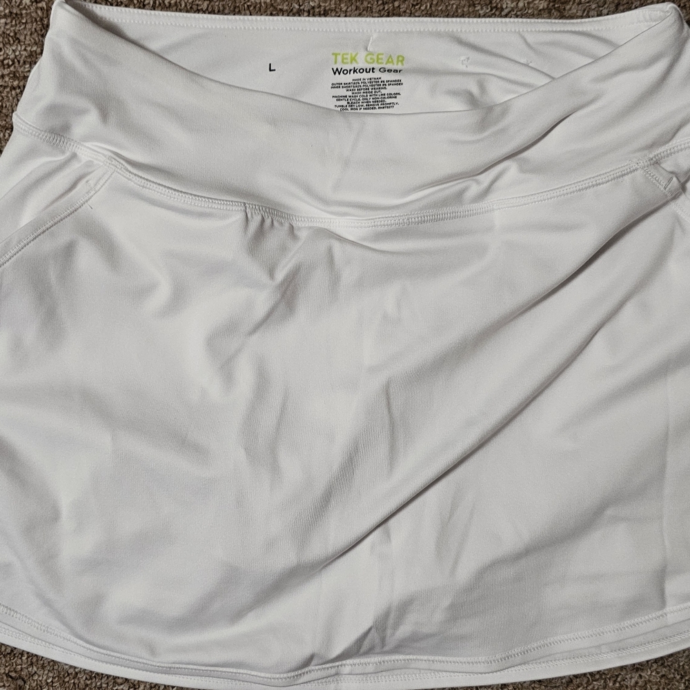 White Tek Gear Skort